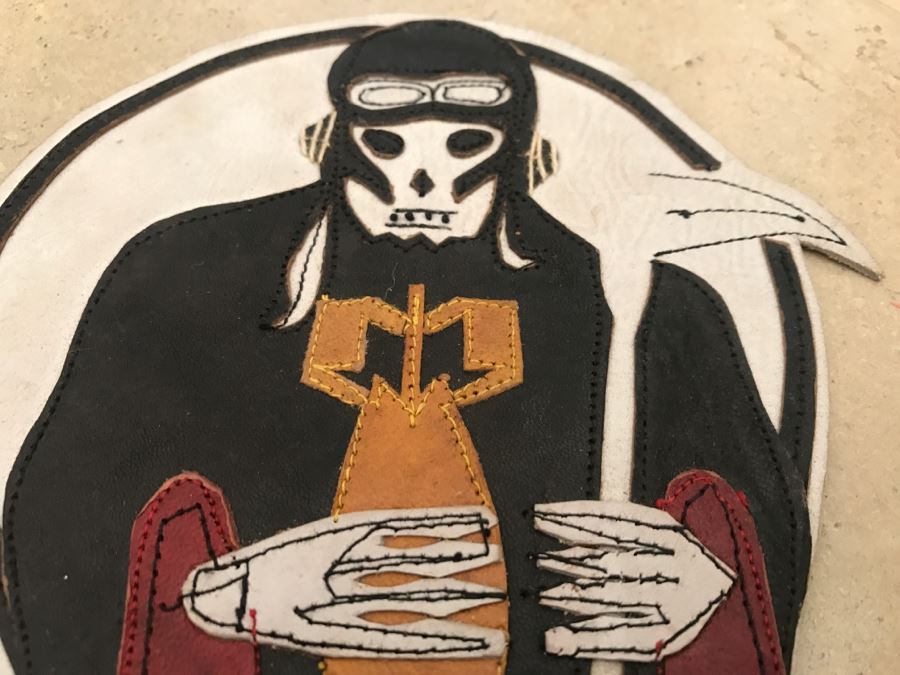 JUST ADDED - Vintage WWII 375th Bombardment Squadron Handmade Patch [Photo 11]