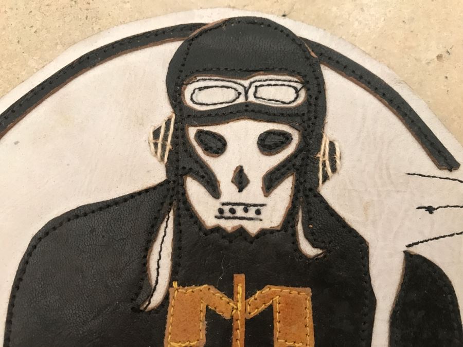 JUST ADDED - Vintage WWII 375th Bombardment Squadron Handmade Patch [Photo 3]