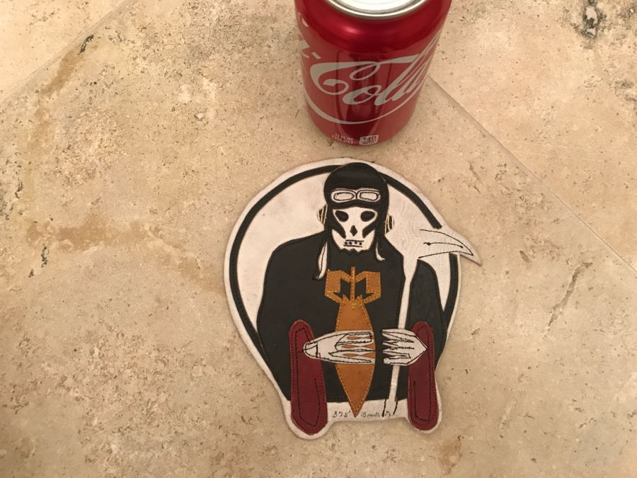 JUST ADDED - Vintage WWII 375th Bombardment Squadron Handmade Patch [Photo 2]