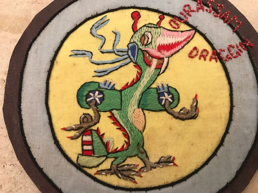 JUST ADDED - Vintage WWII 25th Fighter Squadron Handmade Patch [Photo 5]