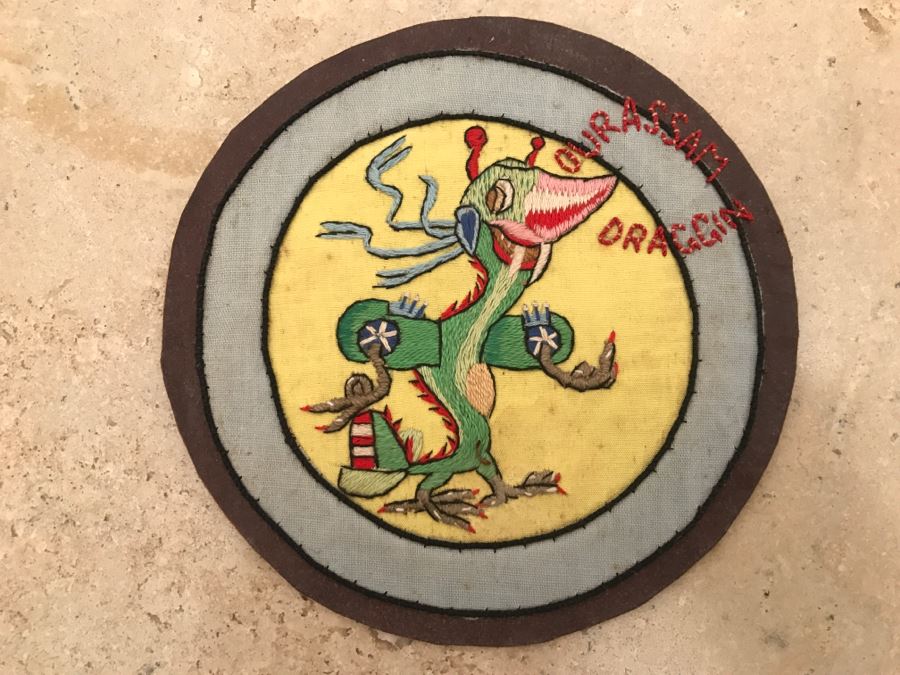 JUST ADDED - Vintage WWII 25th Fighter Squadron Handmade Patch