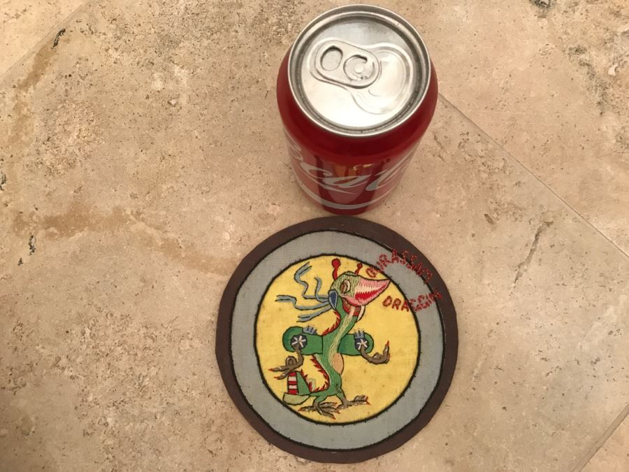 JUST ADDED - Vintage WWII 25th Fighter Squadron Handmade Patch [Photo 2]