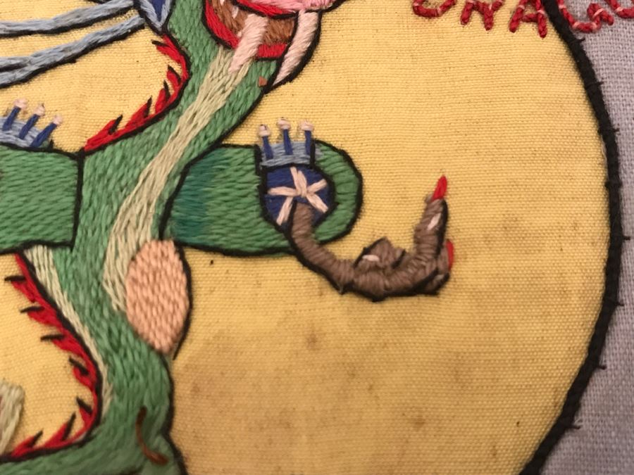 JUST ADDED - Vintage WWII 25th Fighter Squadron Handmade Patch [Photo 7]