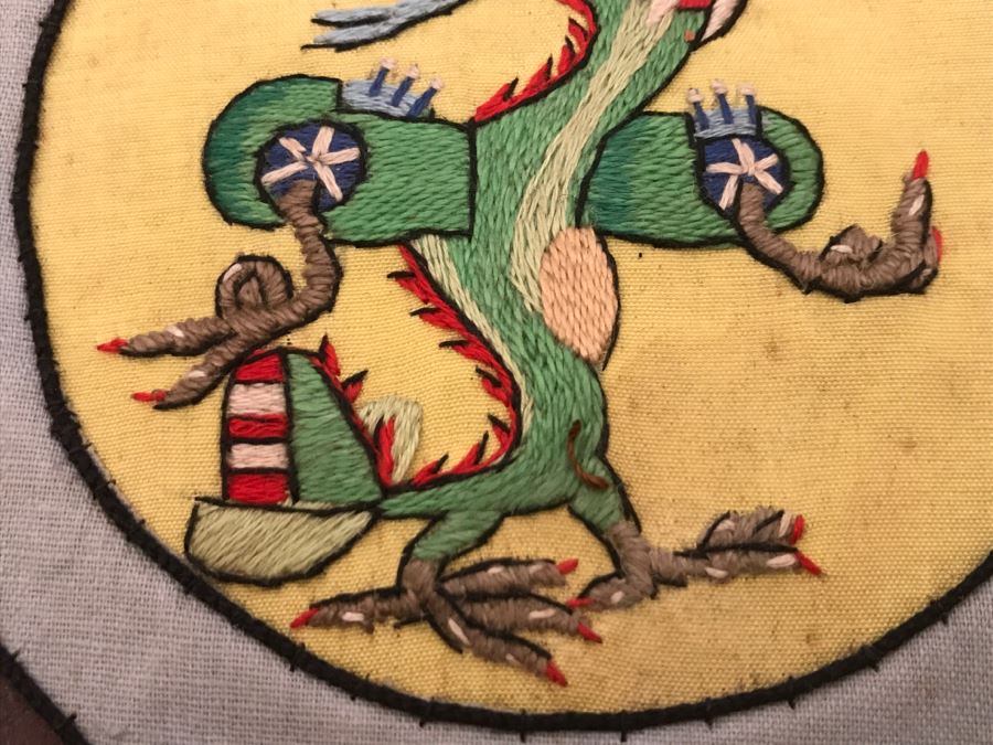 JUST ADDED - Vintage WWII 25th Fighter Squadron Handmade Patch [Photo 6]