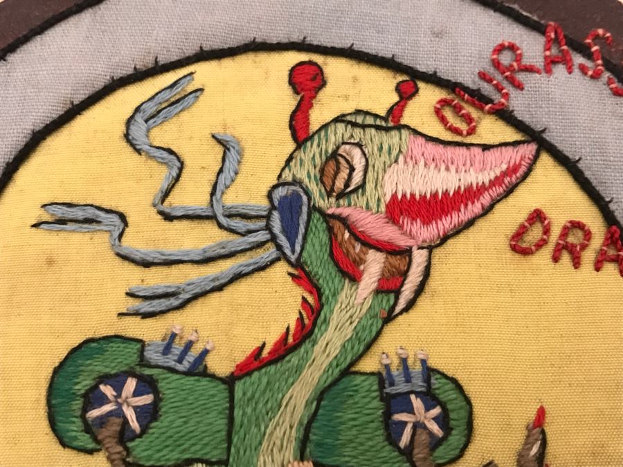 JUST ADDED - Vintage WWII 25th Fighter Squadron Handmade Patch [Photo 8]