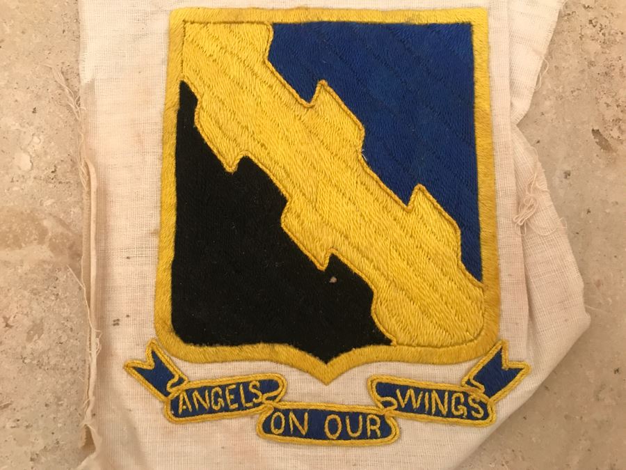 JUST ADDED - Vintage WWII Patch 'Angels On Our Wings' [Photo 3]