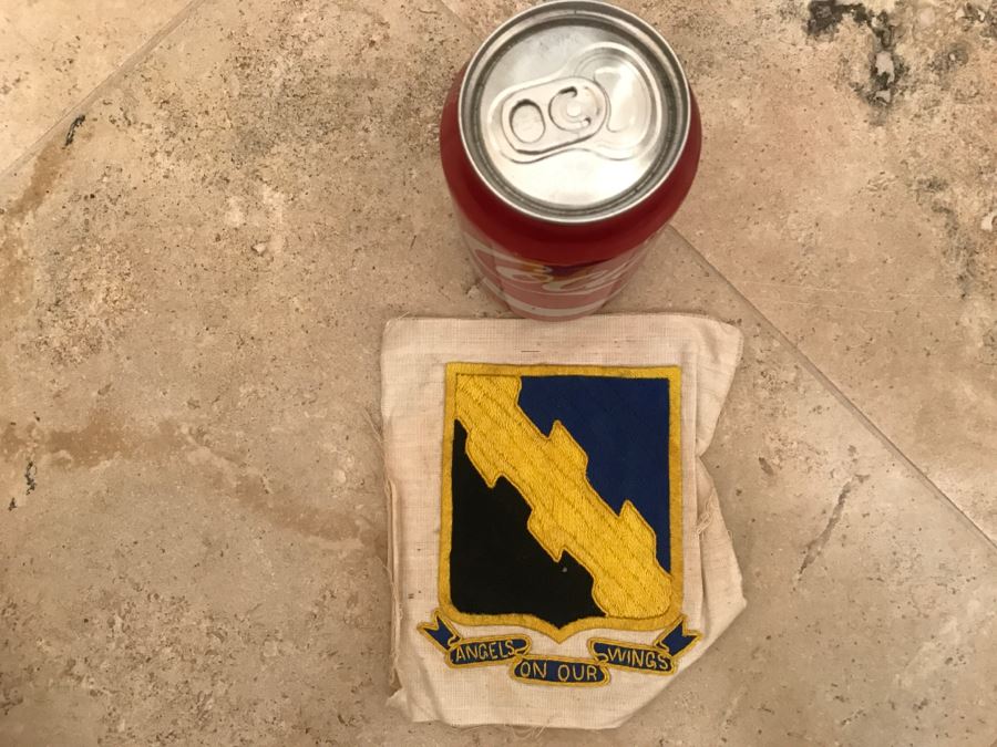 JUST ADDED - Vintage WWII Patch 'Angels On Our Wings' [Photo 2]