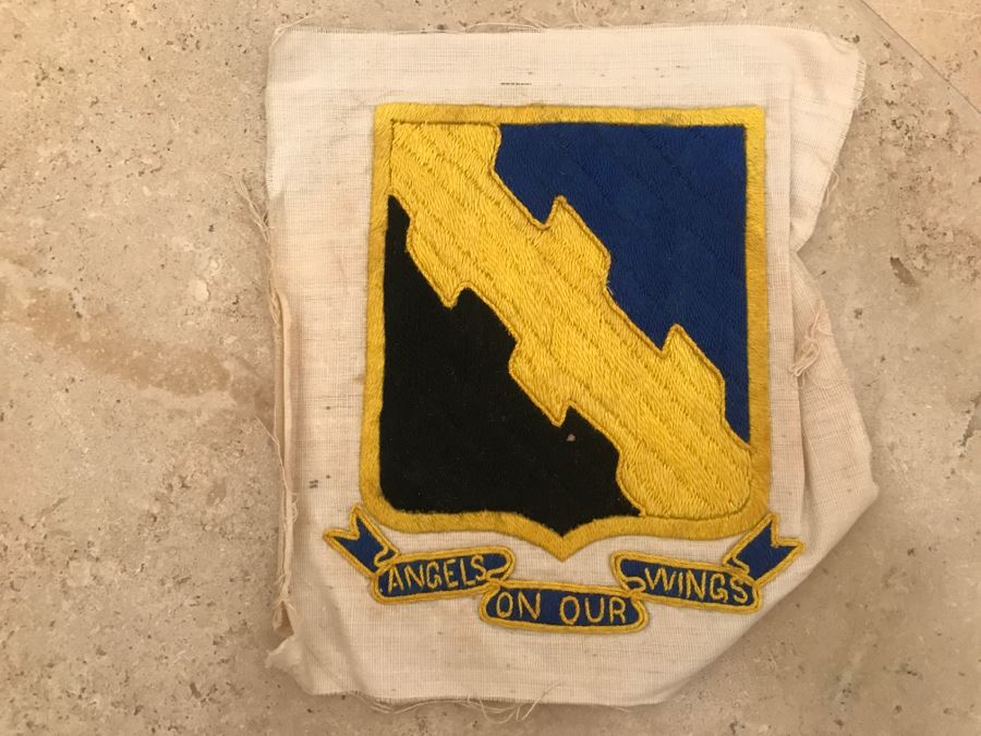 JUST ADDED - Vintage WWII Patch 'Angels On Our Wings'