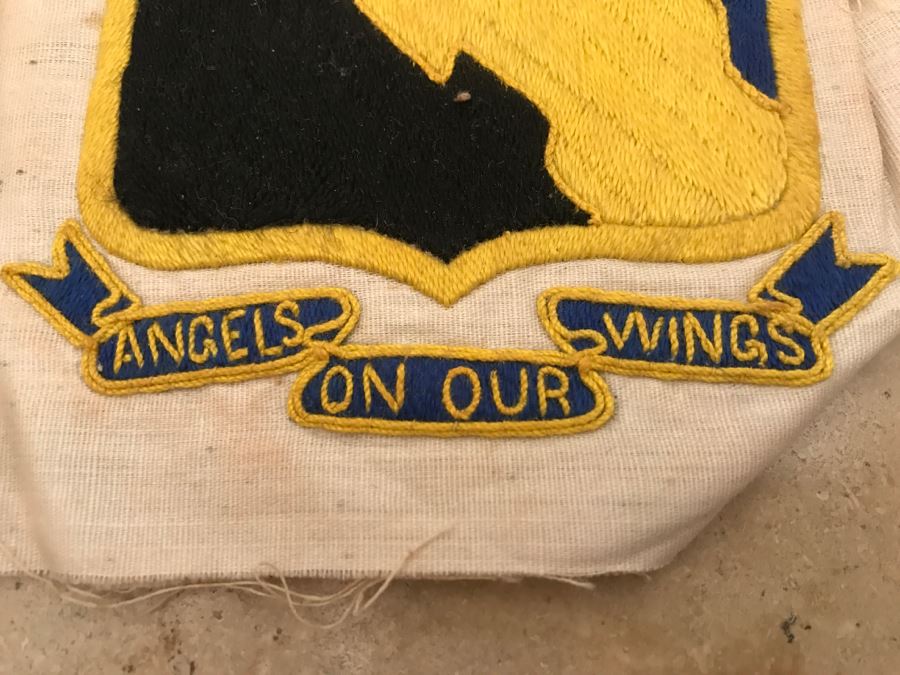 JUST ADDED - Vintage WWII Patch 'Angels On Our Wings' [Photo 5]