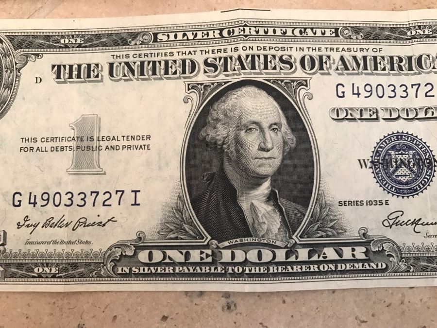 JUST ADDED - Vintage US Currency / Silver Certificates