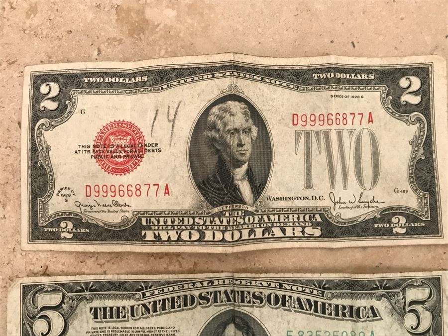 JUST ADDED - Vintage US Currency / Silver Certificates