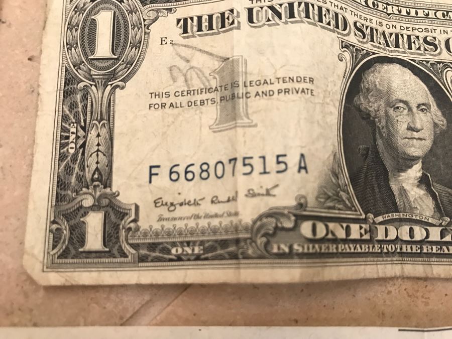 JUST ADDED - Vintage US Currency / Silver Certificates