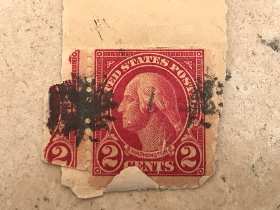 JUST ADDED - Various Stamps Including Sheet Of (50) Mint Vintage 1956 Mount Vernon 1 1/2 Cent Stamp [Photo 8]