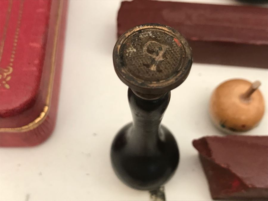 JUST ADDED - Vintage Box Filled With Various Games, Playing Cards, Pipe, Mini Spy Camera Film, Staedtler-Mars Slide Rule Germany No 54403 And More [Photo 17]