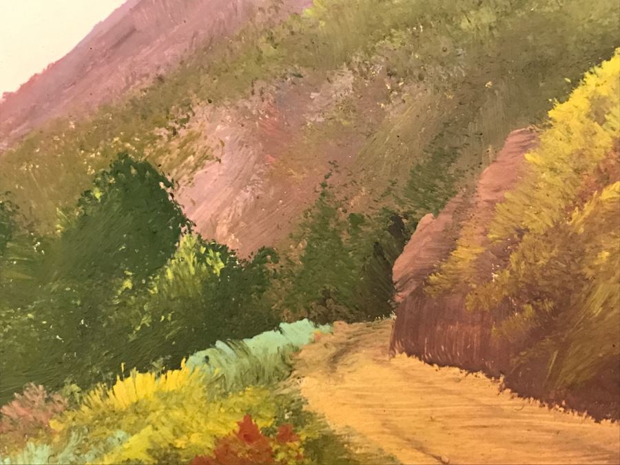 JUST ADDED - Pair Of Small Original Willard Page (1885-1958) Landscape Oil Paintings [Photo 16]