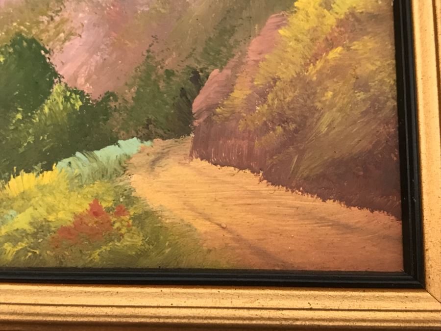 JUST ADDED - Pair Of Small Original Willard Page (1885-1958) Landscape Oil Paintings [Photo 17]