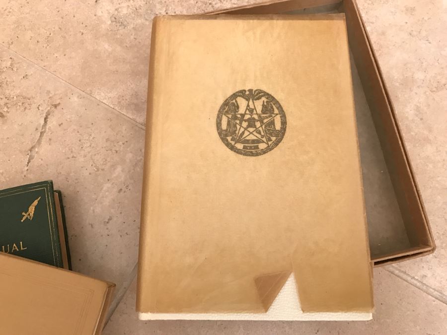 JUST ADDED - Order Of Eastern Star Chapter Books From 1930s, Order Of Eastern Star Books From 1916-1956 And Framed Certificate [Photo 16]