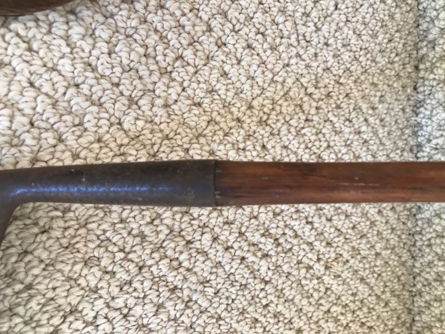 JUST ADDED - Various Vintage Wilson Golf Clubs Including Vintage Whiz Aim Rite Hickory Shaft Putter [Photo 4]