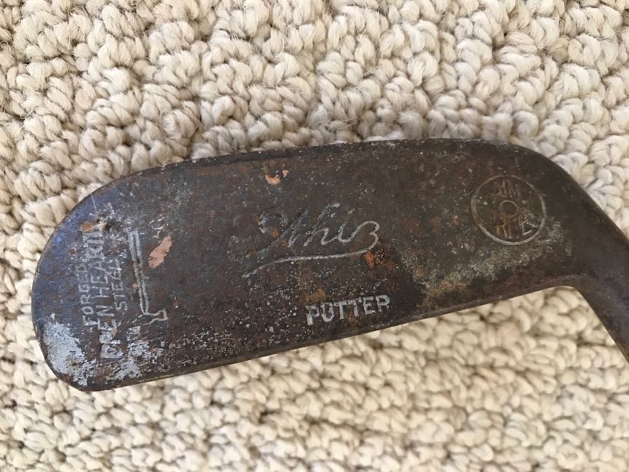 JUST ADDED - Various Vintage Wilson Golf Clubs Including Vintage Whiz Aim Rite Hickory Shaft Putter [Photo 5]