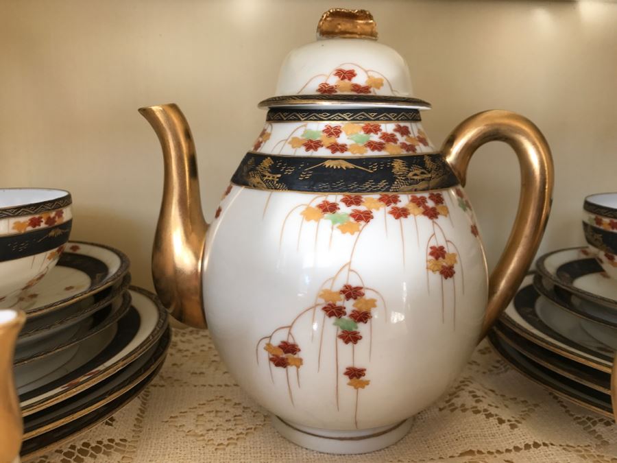 JUST ADDED - Vintage Japanese Bone China Tea Set [Photo 9]