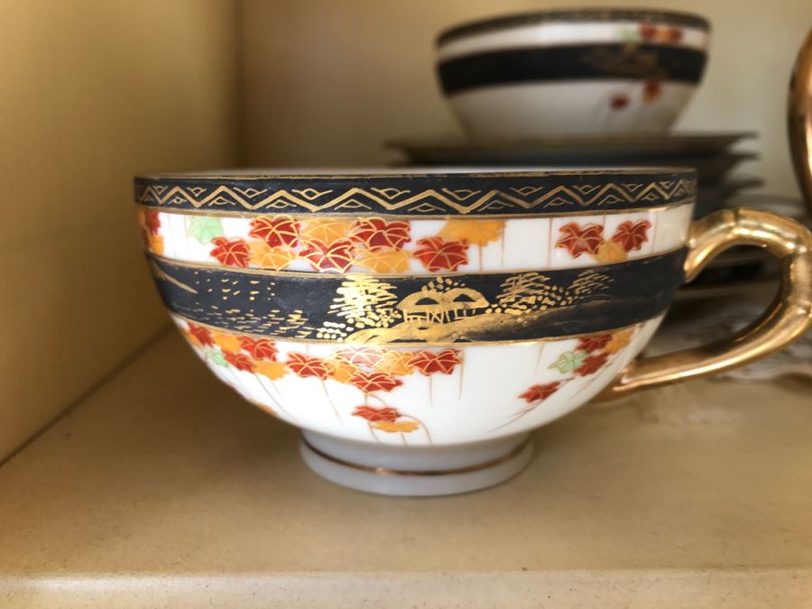 JUST ADDED - Vintage Japanese Bone China Tea Set [Photo 6]