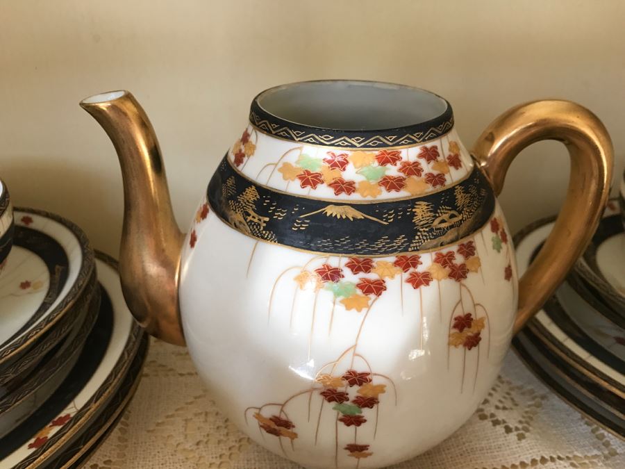 JUST ADDED - Vintage Japanese Bone China Tea Set [Photo 11]