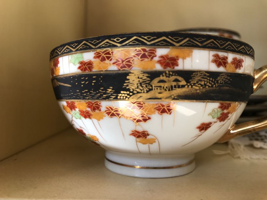 JUST ADDED - Vintage Japanese Bone China Tea Set [Photo 7]