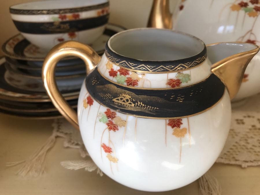 JUST ADDED - Vintage Japanese Bone China Tea Set [Photo 5]