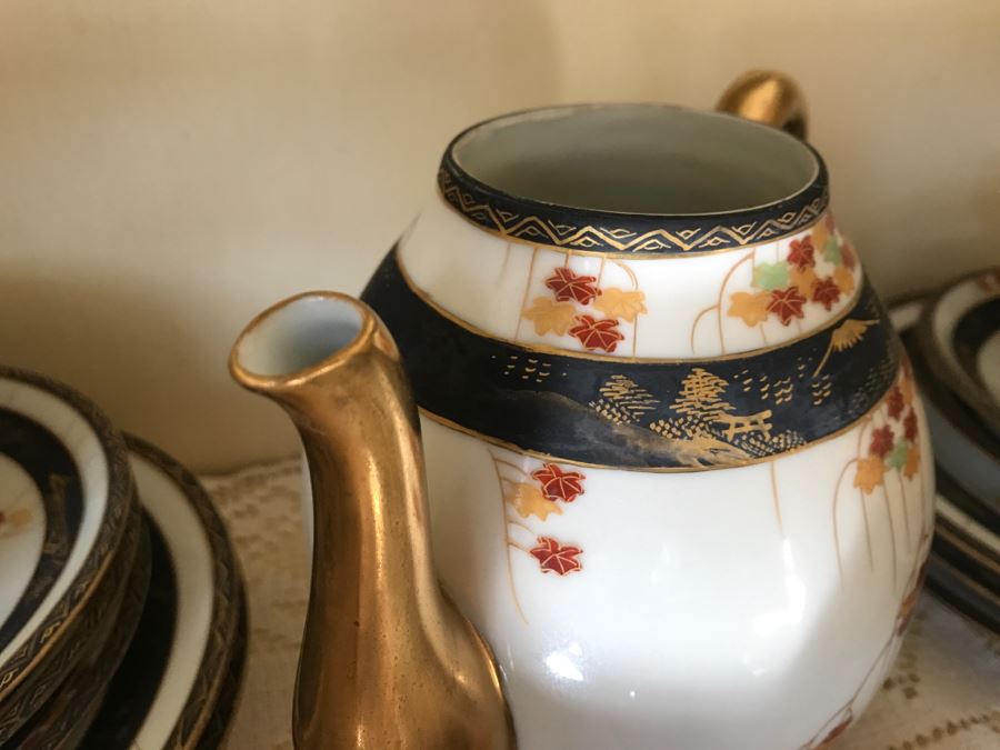 JUST ADDED - Vintage Japanese Bone China Tea Set [Photo 13]