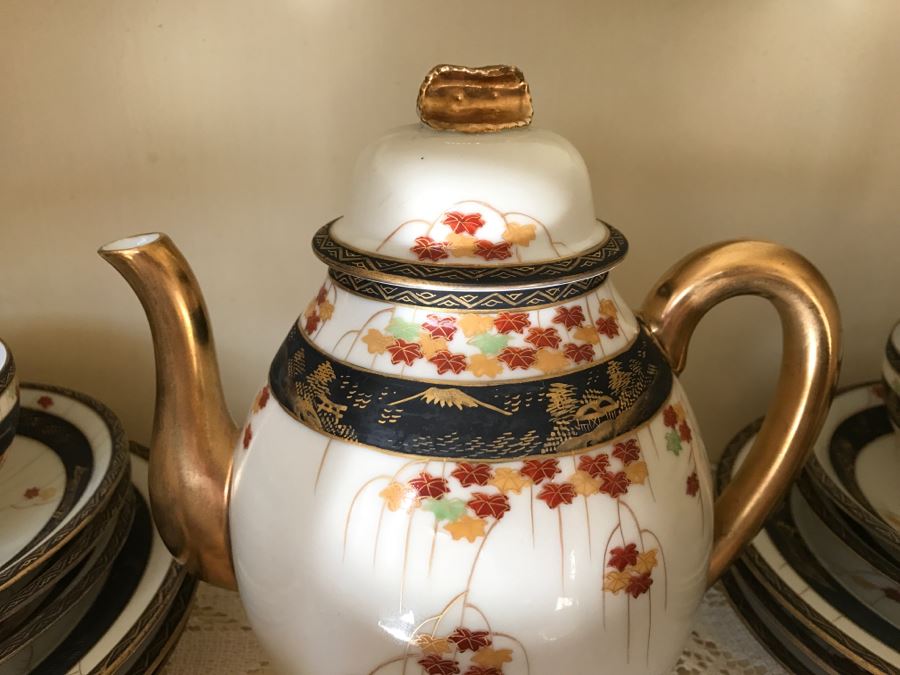 JUST ADDED - Vintage Japanese Bone China Tea Set [Photo 10]