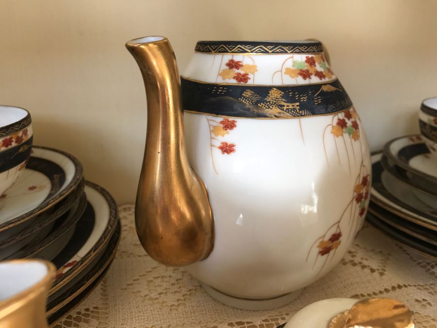 JUST ADDED - Vintage Japanese Bone China Tea Set [Photo 12]