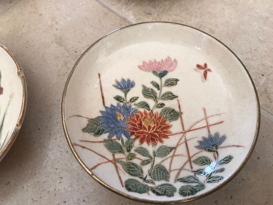 JUST ADDED - Various Handpainted Japanese Small Dishes [Photo 4]