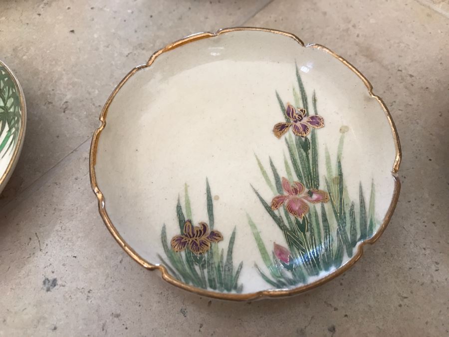 JUST ADDED - Various Handpainted Japanese Small Dishes [Photo 5]