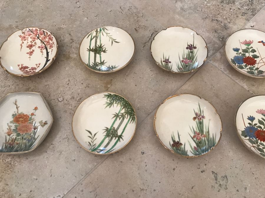 JUST ADDED - Various Handpainted Japanese Small Dishes [Photo 2]