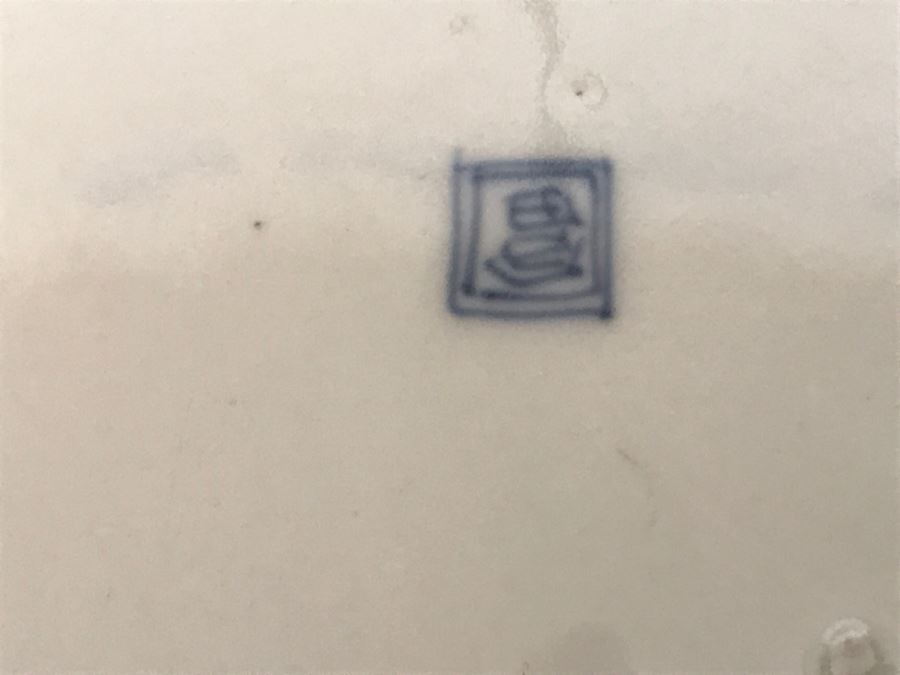 JUST ADDED - Pair Of Large Japanese Imari Porcelain Charger Plates Signed With Stands [Photo 18]