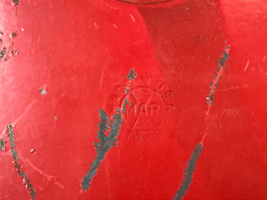 Vintage 1950's Marx Toys Red Willys JEEP Pressed Steel Metal Toy Car [Photo 27]