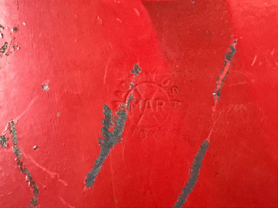 Vintage 1950's Marx Toys Red Willys JEEP Pressed Steel Metal Toy Car [Photo 28]