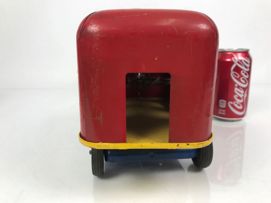 Vintage 1940/50's Wyandotte Construction Co Pressed Steel Toy Crane [Photo 16]