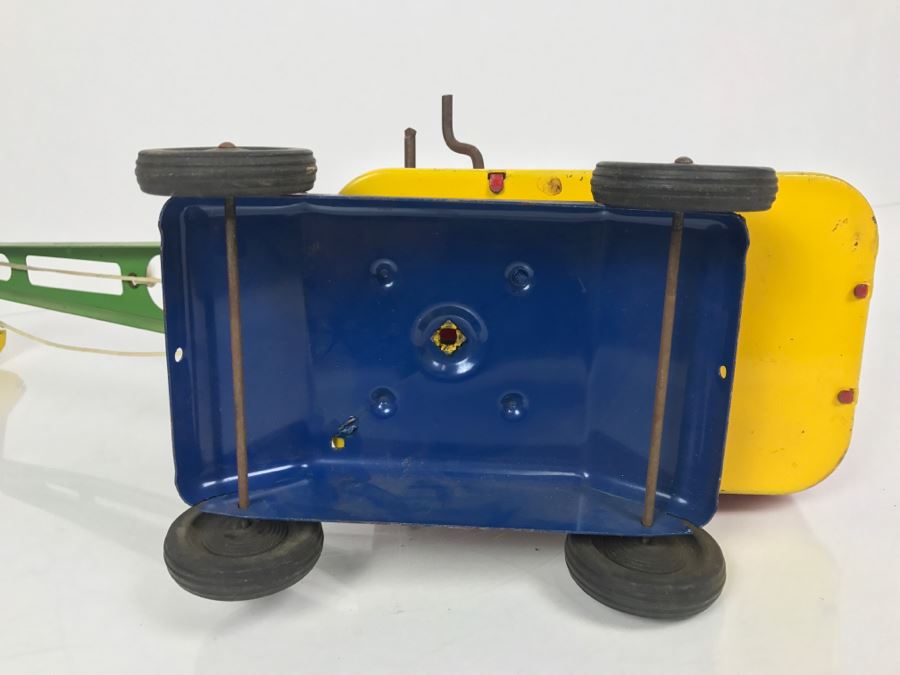 Vintage 1940/50's Wyandotte Construction Co Pressed Steel Toy Crane [Photo 22]