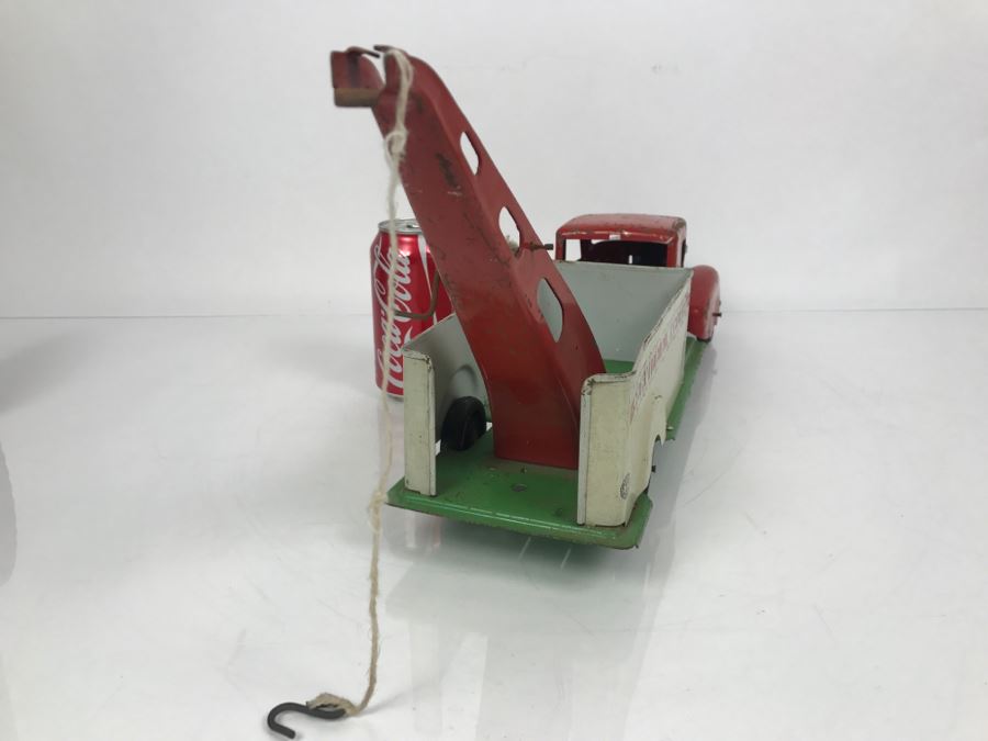 Vintage 1940/50's Wyandotte Toys Pressed Steel Service E Wrecker Truck Toy [Photo 12]
