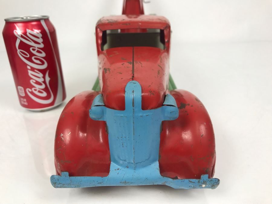 Vintage 1940/50's Wyandotte Toys Pressed Steel Service E Wrecker Truck Toy [Photo 6]