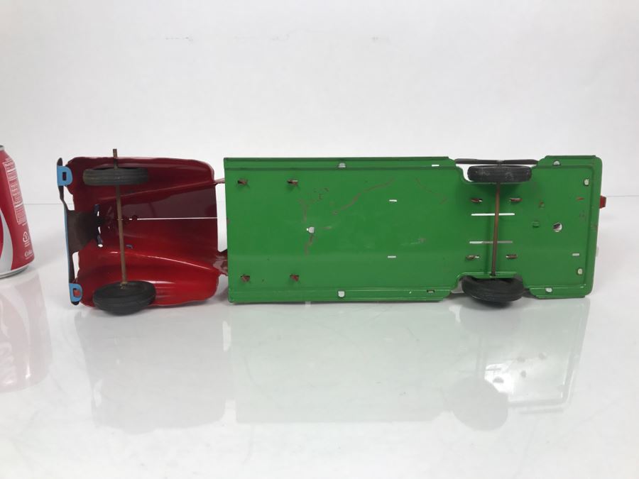 Vintage 1940/50's Wyandotte Toys Pressed Steel Service E Wrecker Truck Toy [Photo 16]