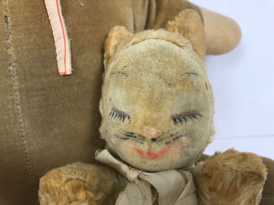 Collection Of Vintage Stuffed Animals Including Kitty Kuddles By Knickerbocker Toy Co New York [Photo 8]