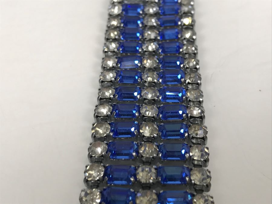 Vintage Rhinestone Bracelet Missing One Rhinestone [Photo 5]