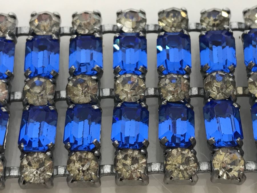 Vintage Rhinestone Bracelet Missing One Rhinestone [Photo 10]