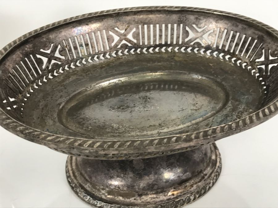 Collection Of U.S.N. United States NAVY Silverplate Teapot, Creamer Cup And Footed Dish Reed & Barton [Photo 11]