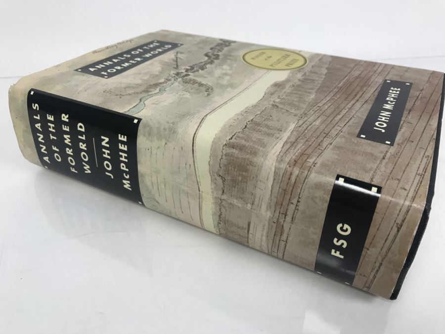 John McPhee Hand Signed And Personalized First Edition Pulitzer Prize Book 'Annals Of The Former World' Personalized 'For Ken Deffeyes ...' See Details [Photo 3]