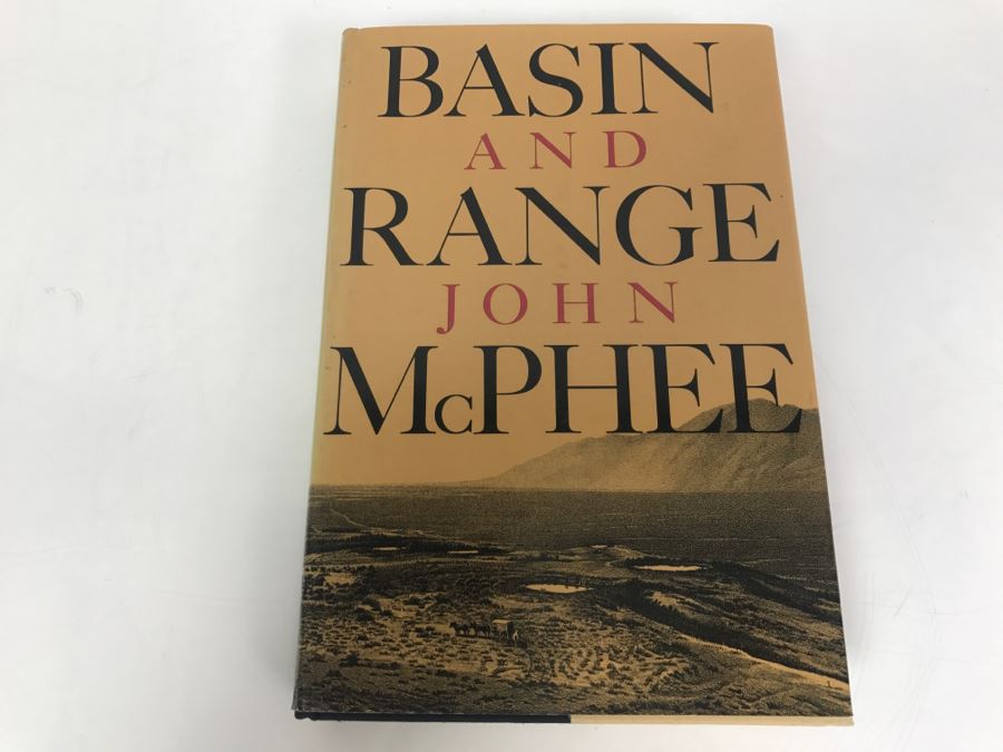 Hardcover Book 'Basin And Range' By John McPhee Third Printing [Photo 1]