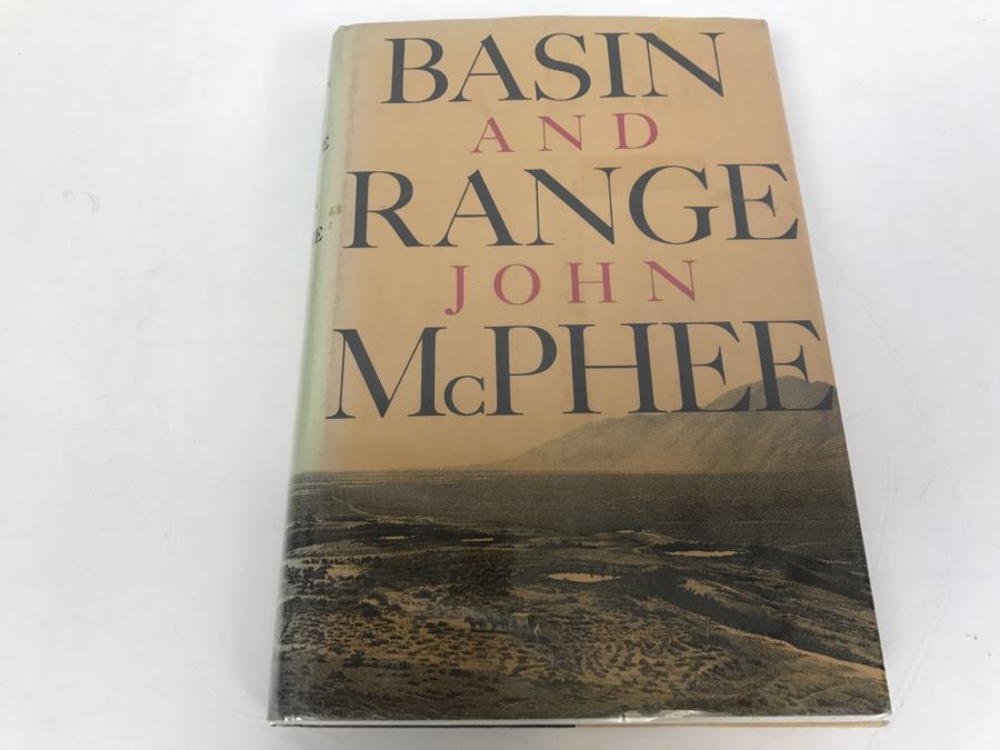 Hardcover Book 'Basin And Range' By John McPhee First Edition Hand Signed By Kenneth S. Deffeyes [Photo 1]