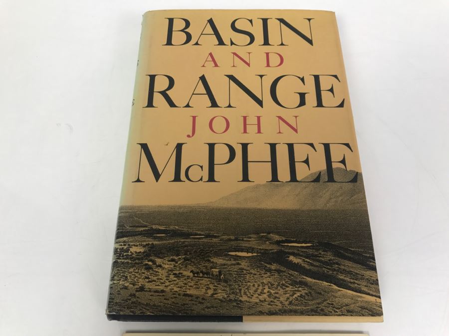 Personalized Postcard From John McPhee To Ken Deffeyes And Hand Signed And Personalized Hardcoverd Book 'Basin And Range' By John McPhee - SEE DETAILS [Photo 2]